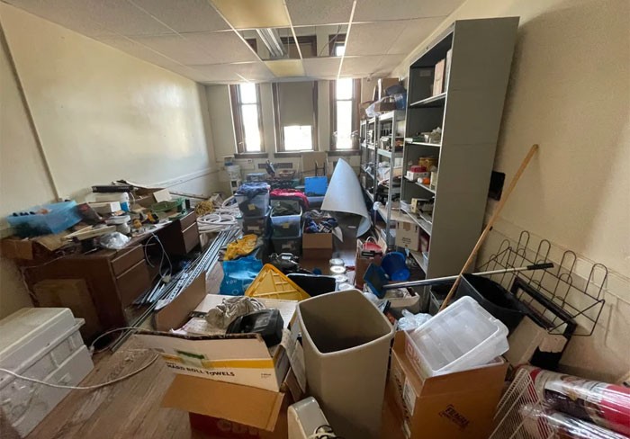 Warehouse Before Cleaning